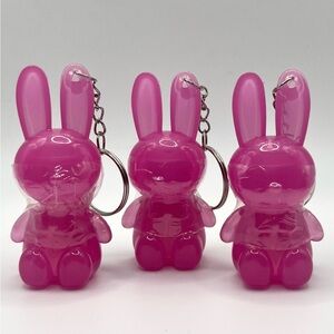 Pink Bunnies Lip Gloss Set of 3